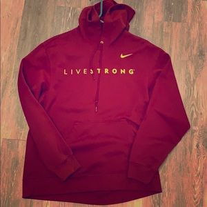 Vintage Nike thermal Livestrong Sweatshirt